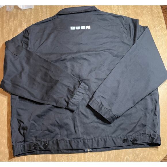 Dickies Eisenhower Jacket Staff Jumper Fonzo Bron Company Logo 2XL Black - Picture 2 of 8